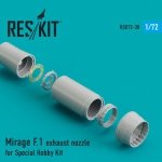 RESKIT RSU72-0038 Mirage F.1 exhaust nozzle for Special Hobby 1/72