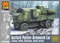 Copper State Models 35015 Garford-Putilov Armoured Car, Latvian, Polish, Ukrainian, Soviet Service 1/35