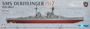 Takom 7040 SMS Derfflinger 1917 (Full Hull with metal barrels) 1/700
