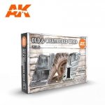 AK Interactive AK11674 OLD & WEATHERED WOOD VOL 2  6x17 ml