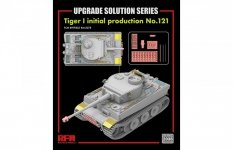Rye Field Model 2038 TIGER I 121 initial production UPGRADE SOLUTION SERIES 1/35