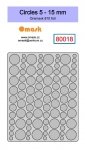 Omask 80018 Circles 5 - 15 mm (Oramask)