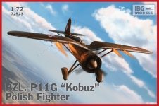 IBG 72523 PZL P.11g Kobuz Polish fighter 1/72
