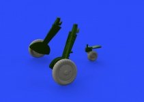 Eduard 648400 Bf 109G-6 wheels TAMIYA 1/48