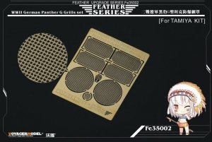 Voyager Model FE35002 WWII German Panther G Grills Set (Tamiya) 1/35