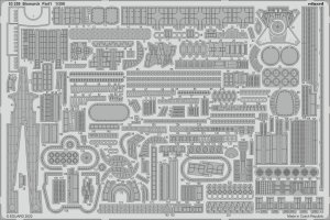 Eduard 53259 Bismarck part 1 1/350 TRUMPETER