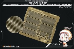 Voyager Model FE35013 Modern British Challenger 2 MBT Grills Set (Tamiya) 1/35