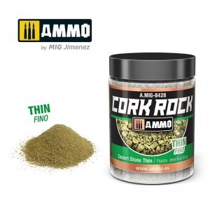 AMMO of Mig Jimenez 8428 CREATE CORK Desert Stone Thin 100ml