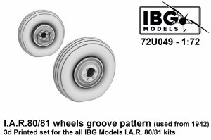 IBG 72U049 I.A.R. 80/81 Wheels Groove Pattern (used from 1942) 1/72