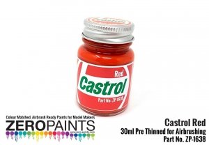 Zero Paints ZP-1638 Castrol Red Paint 30ml