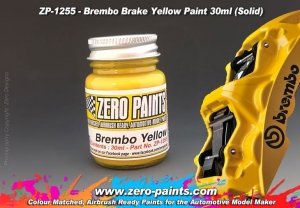 Zero Paints ZP-1255 Brake Caliper Yellow Paint 30ml