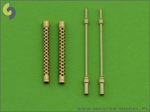 Master AM-48-054 Italian machine gun Breda SAFAT 12,7mm barrels (2pcs) (1:48)