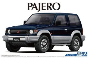 Aoshima 05697 Mitsubishi V24WG Pajero Metal Top Wide XR-II '91 1/24