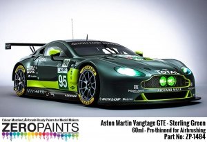 Zero Paints ZP-1484 Aston Martin Vantage GTE - Sterling Green Paint 60ml
