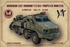 F&A Miniatures FA-72025 2S22 Bohdana 4.0 1/72
