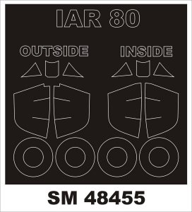 Montex SM48455 IAR-80 HOBBY BOSS 1/48