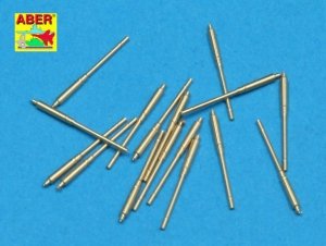 Aber 350L-14 Set of 16 pcs 105 mm SFLAK barrels SKC/33nt used in C/37 mount for German war ships (1:350)
