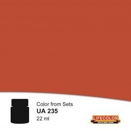 Lifecolor UA235 Rosso Minio Italiano RAL 2001 22ml