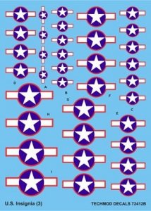 Techmod 72412 - U.S. Insignia (1:72)