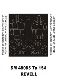Montex SM48085 Ta-154 REVELL