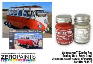 Zero Paints ZP-1475-1 Volkswagen T1 Samba Bus Sealing - Grey 2x30ml