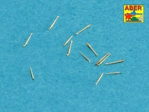 Aber 1:700L-40 Set of 16 pcs 3,7 cm Flak 42 gun barrels for German war ships 1/700