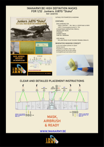 1 Man Army 32DET012 Junkers Ju87G Stuka (for Hasegawa, Trumpeter) 1/32