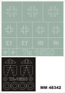 Montex MM48342 Ta-152 HOBBY BOSS 81702 1/48