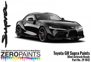 Zero Paints ZP-1612-B Toyota GR Supra Black Metallic Paint 30ml
