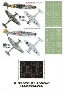 Montex K32076 Bf 109G-6 1/32