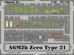 Eduard FE358 A6M2b Zero type 21 1/48 Hasegawa