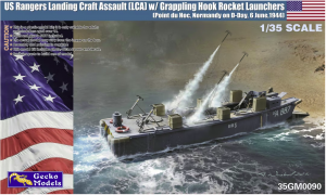 Gecko Models 35GM0090 Rangers Landing Craft Assault (LCA) w/Grappling Hook Rocket Launchers 1/35