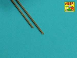 Aber FR15x10 Prostokątne pręty mosiężne 1,5x1,0 mm długość 245mm x 2 / Brass flat rods 1,5x1,0 mm length 245mm x2 pcs.