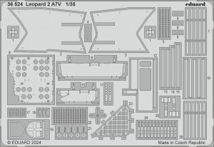 Eduard 36524 Leopard 2 A7V TAMIYA 1/35
