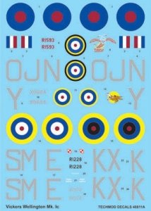 Techmod 48811 - Vickers Wellington IC (1:48)