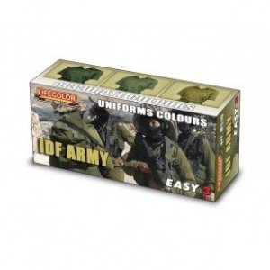 Lifecolor MS10 Acrylic paint Set Israeli Army uniforms 3x22ml