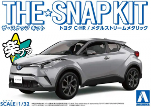 Aoshima 05636 The Snap Kit Toyota C-HR Metal Stream Metallic 1/32
