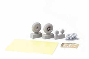 Eduard 6481058 P-40E wheels cross tread Eduard 1/48