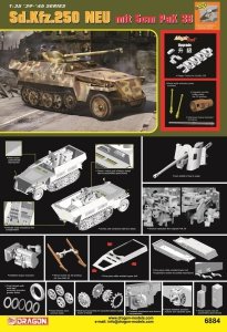 Dragon 6884 Sd.Kfz. 250 NEU mit 5cm Pak 38 1/35