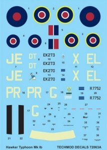 Techmod 72063 - Hawker Typhoon Ib (1:72)