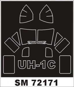Montex SM72171 UH-1C HOBBY BOSS