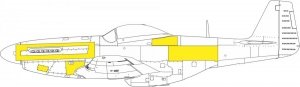 Eduard EX953 P-51D surface panels EDUARD 1/48