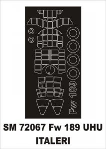 Montex SM72067 Fw-189 Uhu ITALERI