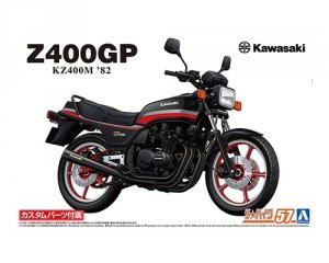 Aoshima 06267 Kawasaki KZ400M Z400GP 82 w/Custom Parts 1/12