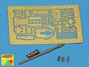 Aber 35L-080 Barrel for U.S heavy machine gun cal .50 Browning M2 HB (1:35)	
