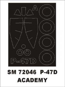Montex SM72046 P-47D ACADEMY