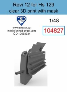 Omask 104827 Revi 12 for Hs 129 1/48