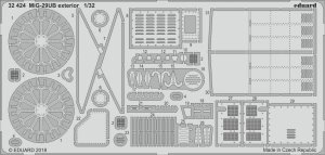 Eduard 32424 MiG-29UB exterior TRUMPETER 1/32