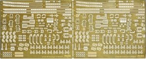 Fujimi 116983 Photo-Etched Parts for Fune Next Yukikaze/Isokaze 1/700