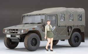 Fine Molds HC04 Historic Costume Girl JGSDF HMV With Figure Hinata 1/35